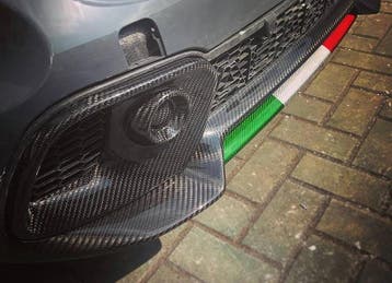 Fiat Abarth 595 2016-> Carbon Fiber Mistlamp cover, Verzenden