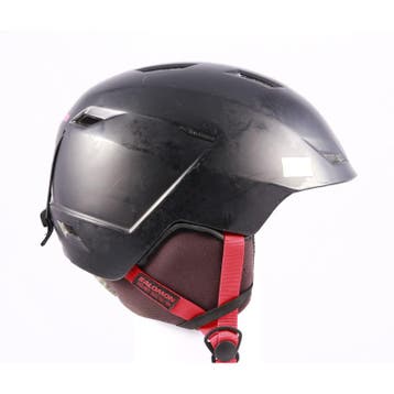 56 57 58 59 skihelm/snowboardhelm SALOMON PIONEER LT, Black/, Verzenden, Gebruikt, Salomon