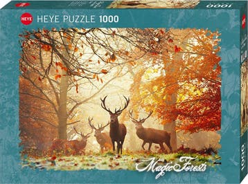 Magic Forest - Stags Puzzel (1000 stukjes) | Heye - Puzzels, Verzenden, Nieuw