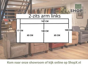 Leren elementenbank Match - element 3 zits zonder arm -, Industrieel, Modern, Scandinavisch, 150 tot 200 cm, Nieuw, Ophalen of Verzenden