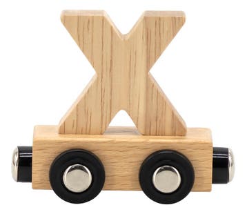 Tryco Houten Naturel Lettertrein - Letter X, Verzenden, Nieuw
