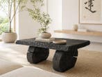 Bijzettafel - Salontafel - Shou Sugi Ban - Gemaakt in Italië