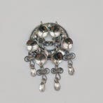 Zonder minimumprijs - Broche Zilver - Sylvsmidja