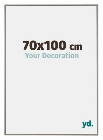 Fotolijst 70x100 cm - Mercury Structuur - Aluminium - New, Verzenden, Nieuw
