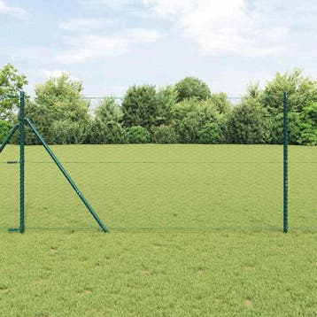 Tuinhek Gaas 1,2m PVC | Tweedekansje | OP=OP, Tuin en Terras, Ophalen of Verzenden, Zo goed als nieuw, Kunststof, Gaashekwerk