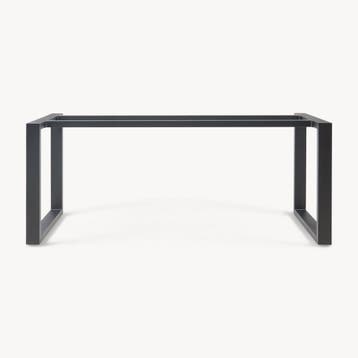 Tafelonderstel Vestmalu 140x70x72 cm zwart [en.casa], Huis en Inrichting, Verzenden, Nieuw