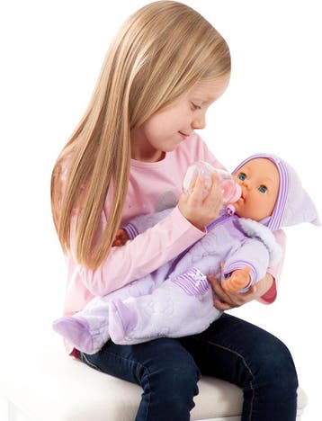 Bayer Design - Babypop Piccolina Magic Eyes 46cm, Ophalen of Verzenden, Zo goed als nieuw