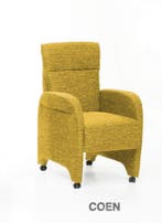 Eetkamerstoel Coen - eetkamerstoelen - Geel, Huis en Inrichting, Stoelen, Nieuw, Stof