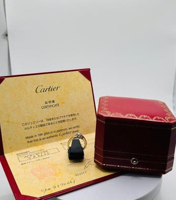 Cartier - Ring Platina - 0.20ct. tw. Diamant (Natuurlijk) -, Nieuw