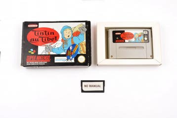 TinTin au Tibet (Kuifje in Tibet) [Super Nintendo], Ophalen of Verzenden, Zo goed als nieuw