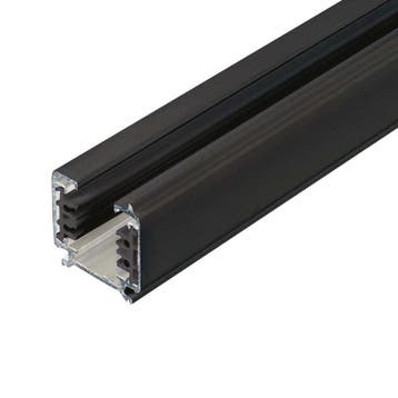 3-Fase Spanningsrails - Zwart - 200cm., Ophalen of Verzenden, Nieuw, Metaal