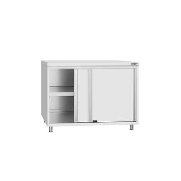 GGM Gastro | Gesloten RVS werktafel ECO - 1000x600mm - met |, Verzenden, Nieuw in verpakking, Meubilair