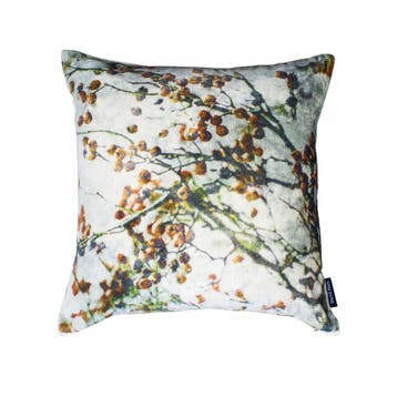 kussen fluweel natuur rozenbottel 45x45cm*, Verzenden, Nieuw