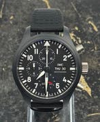 IWC Pilots Watch Chronograph Top Gun 45mm - Black - IW38910, Sieraden, Tassen en Uiterlijk, Horloges | Heren, Nieuw, Polshorloge