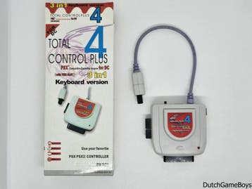 Sega Dreamcast - Total Control Plus 4 - PS/PS2 to Dreamcast, Spelcomputers en Games, Verzenden, Gebruikt