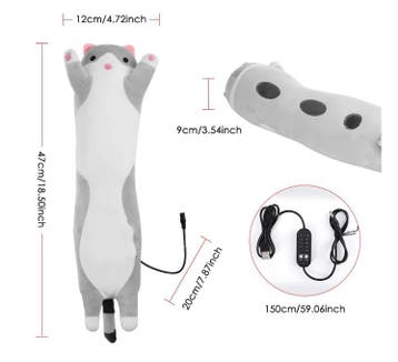 USB Warmtekussen Kat – Pluche Kussen met 5 Standen, Verzenden, Nieuw