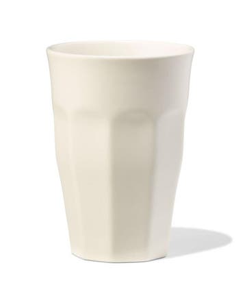 HEMA Cappuccinomok 330ml Mirabeau aardewerk beige, Verzenden, Nieuw