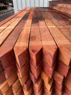 Azobe paal punt 6x6x250 cm voor schuttingen, regio Zuidbroek, Ophalen, Minder dan 3 meter, Nieuw, 2 meter of meer