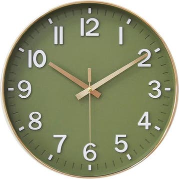 Tyme Wandklok - Goed leesbaar - Stille 30cm Wand Klok Modern, Ophalen of Verzenden, Zo goed als nieuw