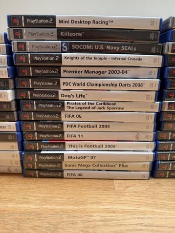 Sony - Playstation 2 (PS2) - Playstation 2 Slim + games -, Nieuw