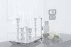 Kandelaar MODERN BAROK 30cm 7-vlammig zilver gepolijst, Ophalen of Verzenden, Nieuw