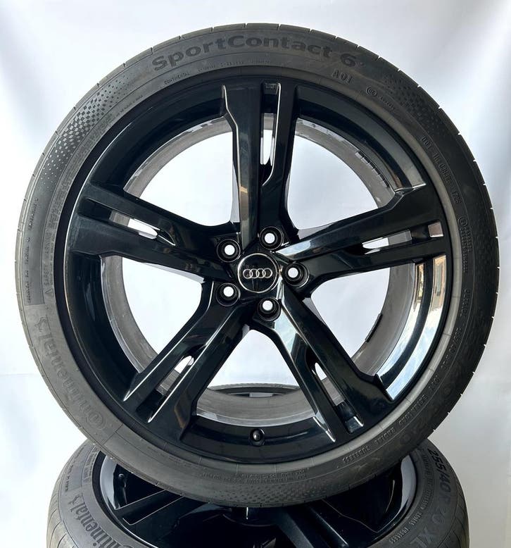 Audi A7 S7 A6 S6 | 20 inch S-Line Velgen + Zomerbanden, Auto-onderdelen, Banden en Velgen, 20 inch, Zomerbanden, 255 mm, Personenwagen