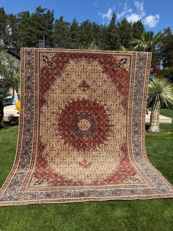 Uniek Indo Bidjar-vloerkleed - Tapijt - 330 cm - 240 cm, Nieuw
