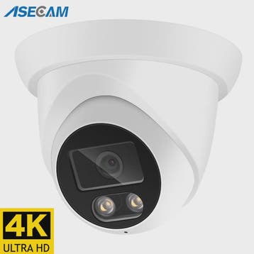 4K 8MP IP Camera met Audio, PoE, H.265, Onvif, Wide Angle &, Verzenden, Nieuw