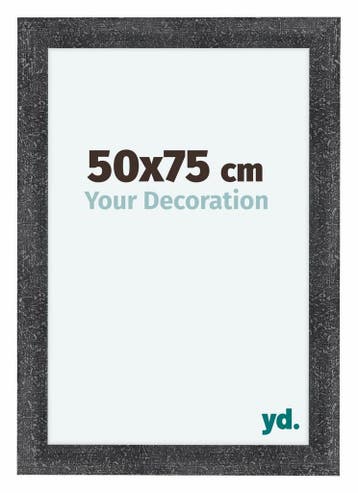 Fotolijst 50x75 cm - Grijs Geveegd - MDF - Como, Verzenden, Nieuw