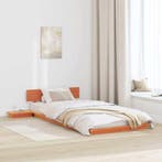 vidaXL Bedframe Bruin 90 x 200 cm Hout, Verzenden, Nieuw, Bruin, Hout