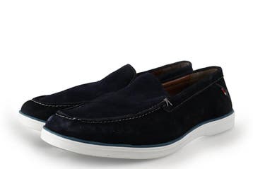 Memphis One Loafers in maat 43 Blauw, Kleding | Heren, Loafers, Zo goed als nieuw, Memphis One, Verzenden
