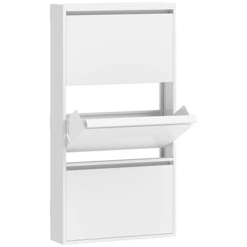 Metalen Schoenenkast Met 3 Klapvakken, Slanke Schoenenkast,, Huis en Inrichting, Kasten | Boekenkasten, Verzenden, Nieuw