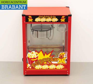 HCB Popcornmachine Popcorn machine Rood 230V Braderie Markt, Ophalen of Verzenden, Nieuw in verpakking