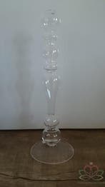 Glas Vaas Kandelaar 30 cm, Ophalen of Verzenden, Nieuw
