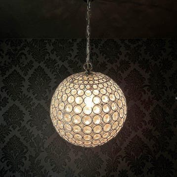 Kroonluchter - Kristal Hanglamp - 50 cm - Kristal