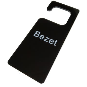Bezet Hanger Zwart - Deurhanger Bord Plexiglas - Niet Storen, Verzenden, Nieuw