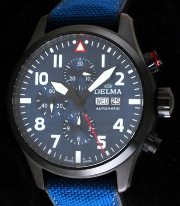 Delma - Commander Aero Chronograph - Swiss Automatic, Nieuw