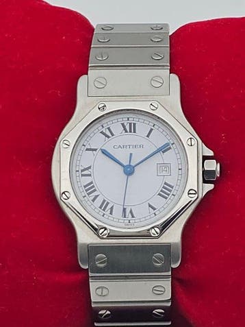 Cartier - Santos Octagon - 2965 - Unisex - 1990-1999, Nieuw