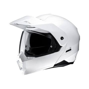 HJC C80 Wit Adventure Helm, Nieuw met kaartje, Systeemhelm, HJC, Heren