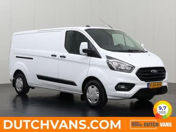 Ford Transit Custom 2.0TDCi Bestelbus 2022 L2 H1 Diesel, Auto's, Euro 6, Wit, Nieuw, Ford