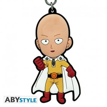 One Punch Man Saitama PVC Sleutelhanger, Ophalen of Verzenden, Nieuw