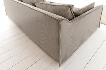 Sofa HEAVEN 200cm 3-zits vering kern afneembare hoes koord, Huis en Inrichting, Banken | Bankstellen, Ophalen of Verzenden, Nieuw