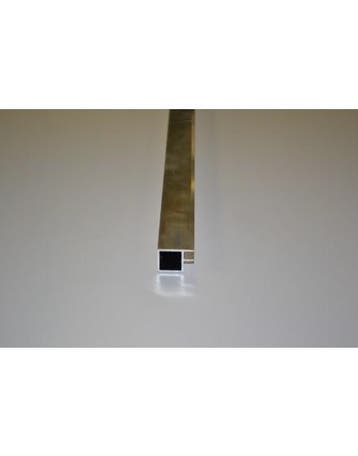 AL 5821 Tralieprofiel onder met 7 mm flens blank, Dieren en Toebehoren, Vogels | Hokken en Kooien, Ophalen of Verzenden, Nieuw