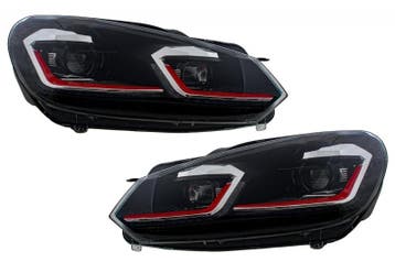 Koplampen VW Golf VI in Golf 7.5 Look Dynamic LED GTI, Ophalen of Verzenden, Nieuw