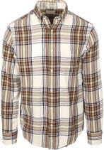 Gant Overhemd Flanel Ruit Ecru maat 3XL Heren, Kleding | Heren, Overhemden, Verzenden, Nieuw, GANT