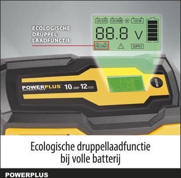Powerplus slimme lader POWX4207, 12V batterijen, 3 - 200 Ah,, Ophalen of Verzenden, Nieuw