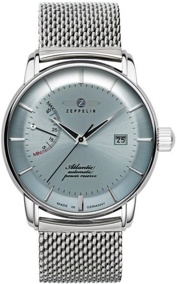 Zeppelin 8462M-6 Atlantic automatisch horloge 42 mm, Sieraden, Tassen en Uiterlijk, Horloges | Heren, Overige merken, Staal, Verzenden