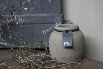 STILL klein kruikje leem 14 cm, Ophalen of Verzenden, Nieuw