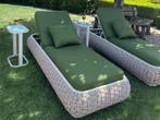 Veiling - Ligbeddenset incl. bijzettafel/kussens 3-delig, Tuin en Terras, Ligbedden, Nieuw