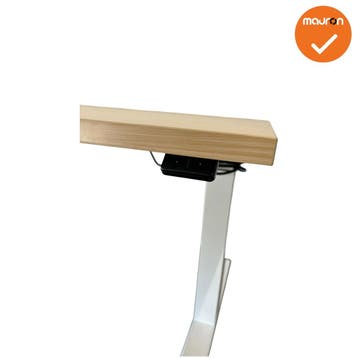 Actiforce SLS 200 - zit-sta bureau - wit onderstel - 160x..., Werkplek, Ophalen of Verzenden, Gebruikt, Bureau